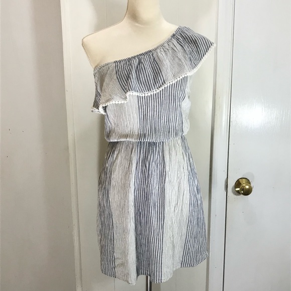 AEO ☀️One shoulder striped dress - Picture 2 of 13